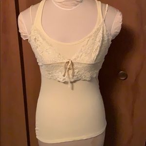 Pale yellow tank top